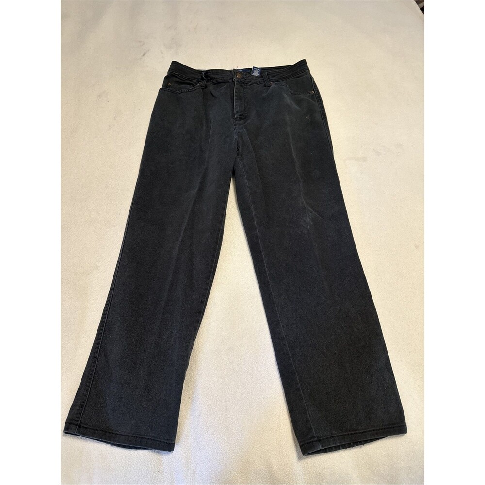 Bill Blass Black Stretch Jeans Size 12